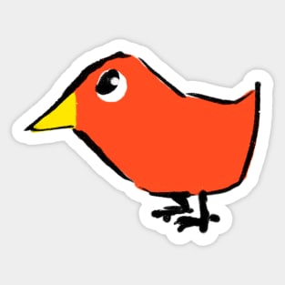 Red Bird Sticker